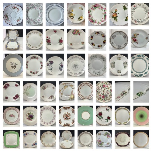Vintage china serving plates - vintage,