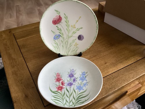 Two radford plates decorated - radford,