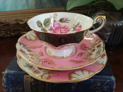 Vintage mismatch pink floral - vintage,